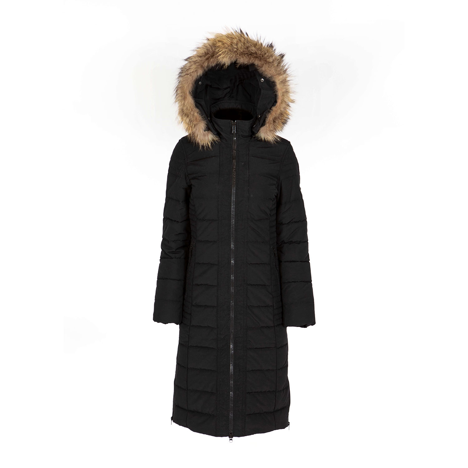 WOMENS LONG WINTER JACKET MOSCOW 4 BLACK